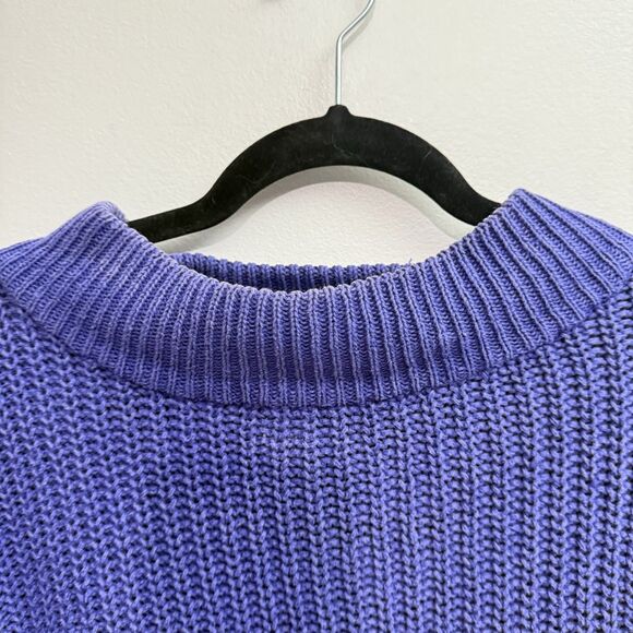 Vintage GAP Sweater Womens Small Mock Neck Chunky Knit Cable Knit Oversized - Picture 2 of 5